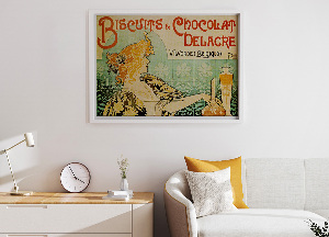 Poster Biscuits and Chocolat Delacre