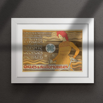 Poster Georges Richard Cycles and Automobiles