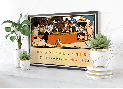 Vintage poster The Adlake Camera