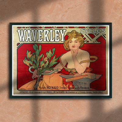 Vintage poster Waverley Cycles