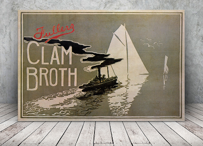 Vintage poster Fullers Clam Broth