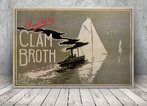 Vintage poster Fullers Clam Broth