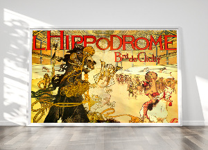 Vintage poster LHippodrome Boulevard de Clichy