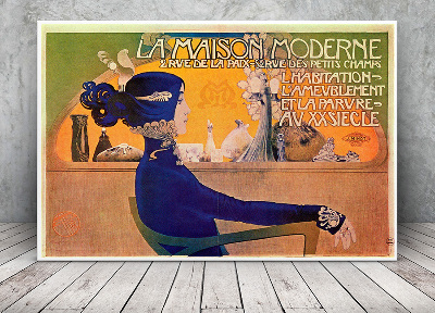 Vintage poster La Maison Moderne