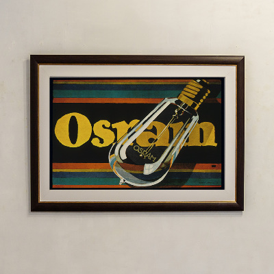 Wall art Osram electric light bulbs