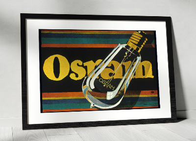 Wall art Osram electric light bulbs
