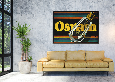 Wall art Osram electric light bulbs