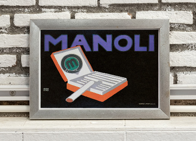 Wall art Manoli cigarettes