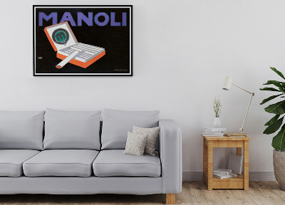 Wall art Manoli cigarettes