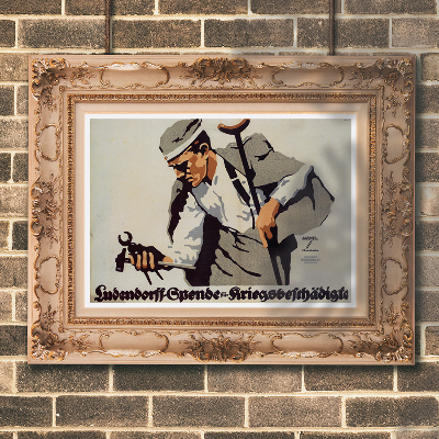 Canvas poster Ludendorff Spende fur Kriegsbeschadigte