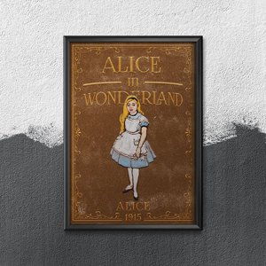 Wall art Alice in Wonderland Alice