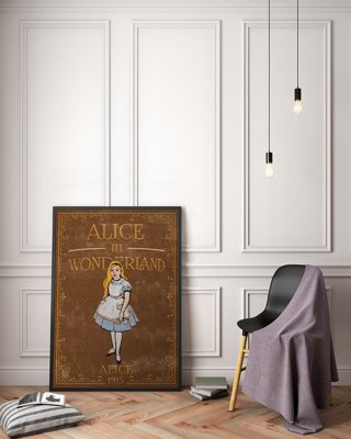 Wall art Alice in Wonderland Alice