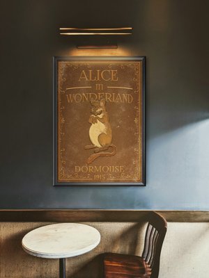 Wall art Alice in Wonderland Dormouse