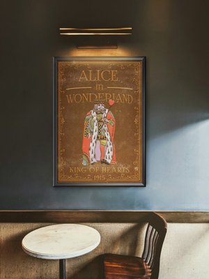 Wall art Alice in Wonderland King of Hearts