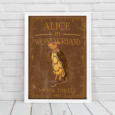 Wall art Alice in Wonderland Mock Turtle