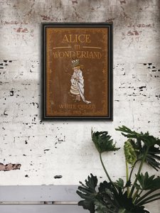 Wall art Alice in Wonderland White Queen