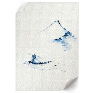 Poster Man in a boat