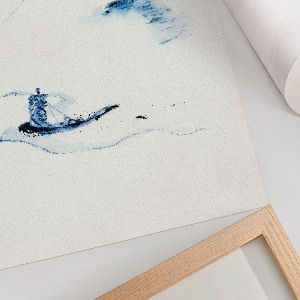 Poster Man in a boat