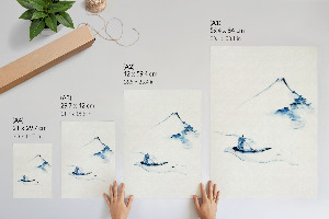 Poster Man in a boat