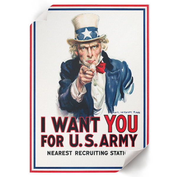 Decorative poster Arrest warrant