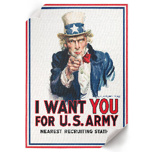 Decorative poster Arrest warrant