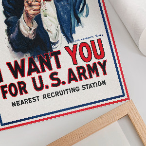 Decorative poster Arrest warrant