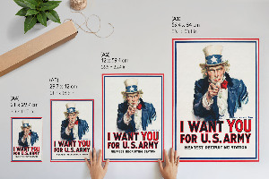 Decorative poster Arrest warrant