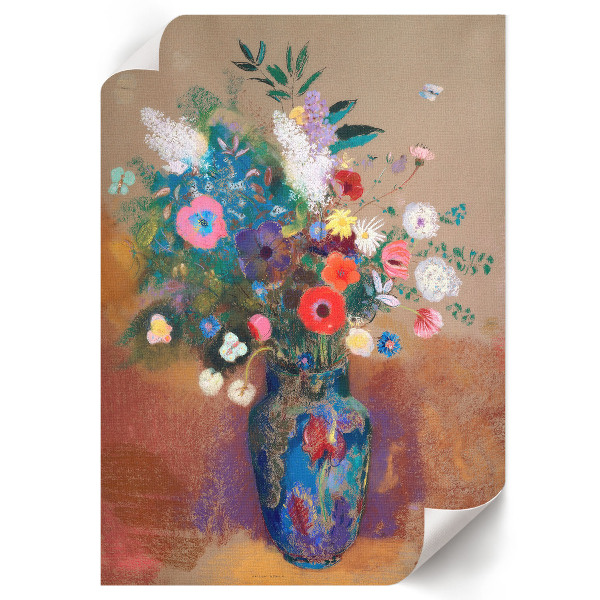 Poster showing a bouquet of flowers