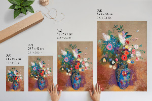 Poster showing a bouquet of flowers