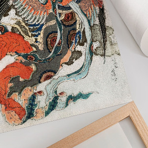 Poster Japanese woman