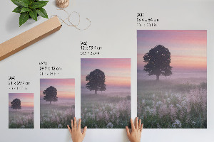 Art print A tree in the meadow