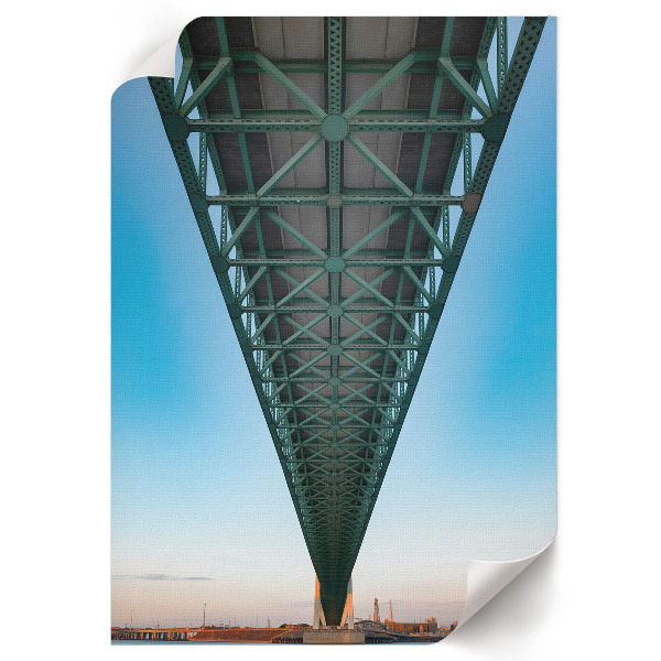 Decorative poster Under the bridge