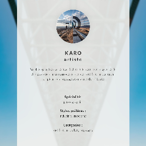 Decorative poster Under the bridge