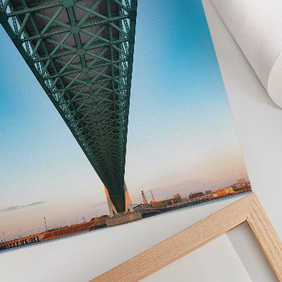 Decorative poster Under the bridge
