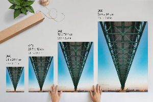 Decorative poster Under the bridge