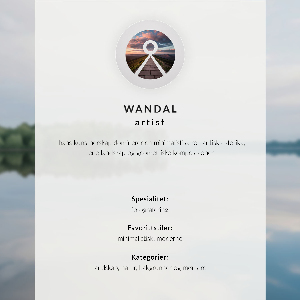 Poster Lake landscape