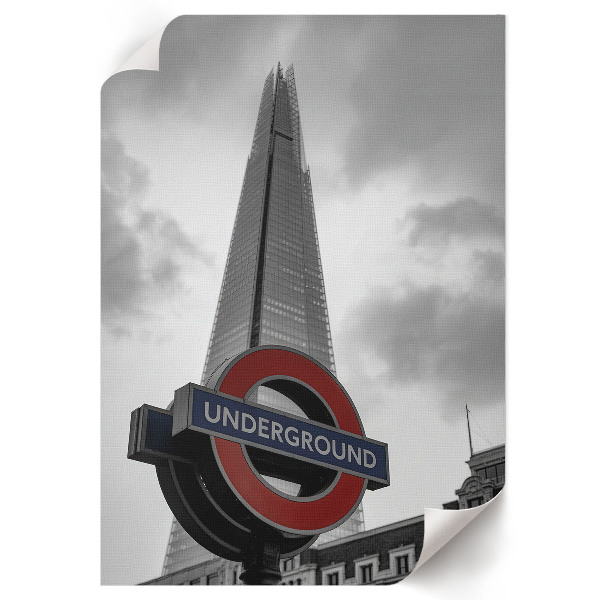 Wall art featuring the London Underground