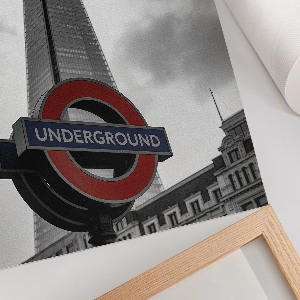 Wall art featuring the London Underground