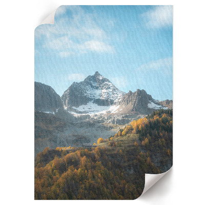 Wall print Autumn in the mountains