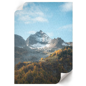 Wall print Autumn in the mountains
