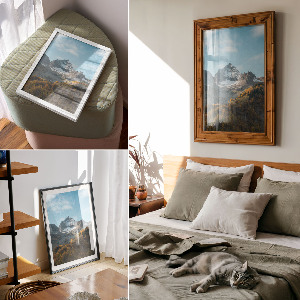 Wall print Autumn in the mountains