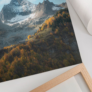 Wall print Autumn in the mountains