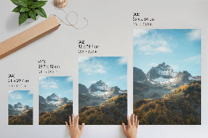 Wall print Autumn in the mountains
