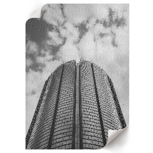 Art print depicting urban architecture