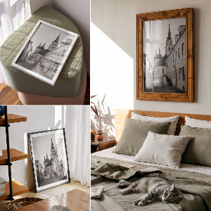 Wall print The charm of the street