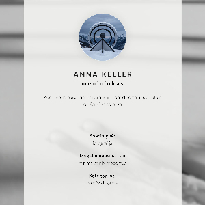 Art print Skis on the snow