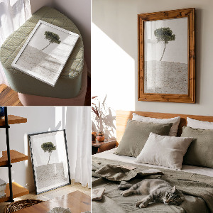 Decorative poster Lonely tree