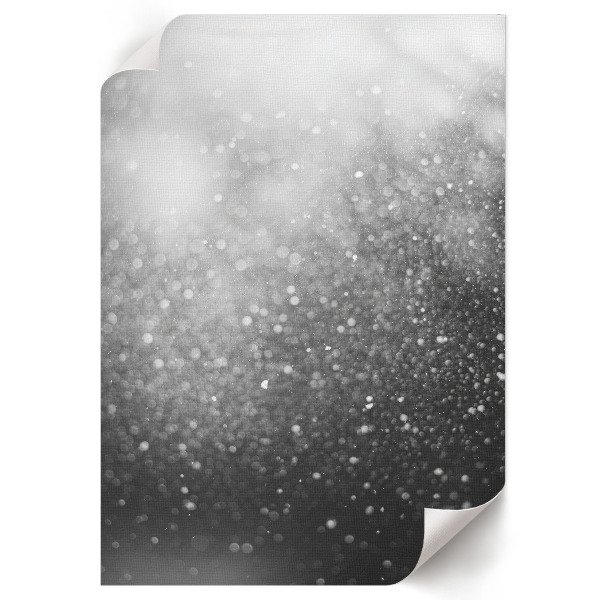 Luminous glitter wall art