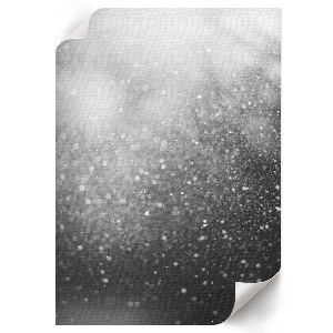 Luminous glitter wall art