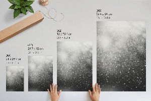 Luminous glitter wall art